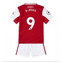 Dres Arsenal Gabriel Jesus #9 Domaci za djecu 2022-23 Kratak Rukav (+ kratke hlače)